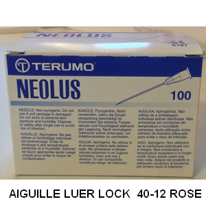 AIGUILLE UU genia LUER LOCK 38/20 B/100  verte courte